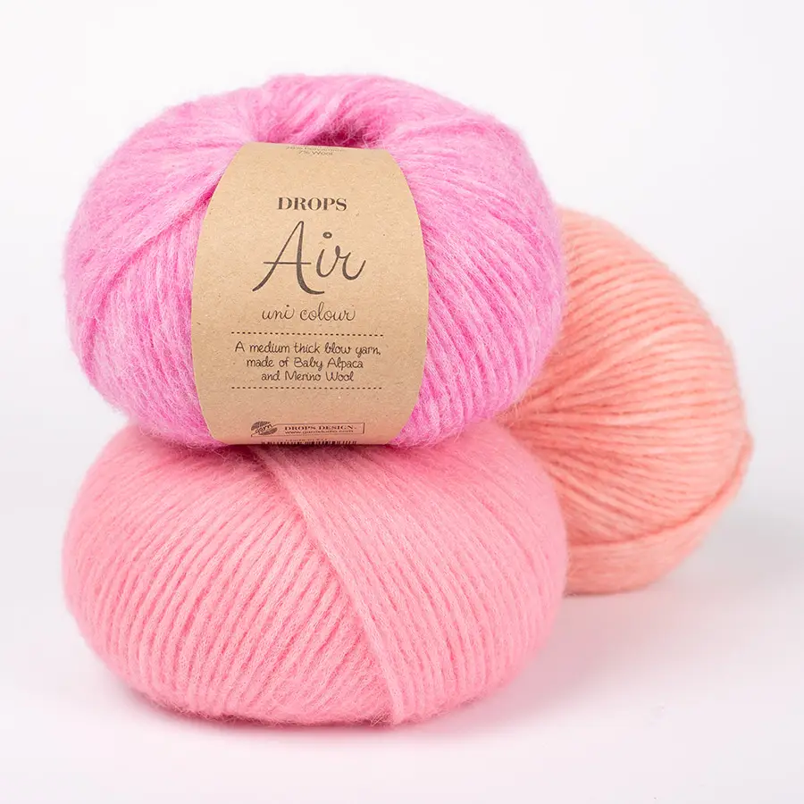 Air – Miðlungs þykkt blásið garn baby alpaca og merino ull